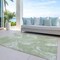 Homeroots 5' X 8' Artichoke Green Fern Green And Ivory Abstract Washable Indoor Outdoor Area Rug 587459 - alternate 8