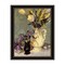 Homeroots Tulips and Lavender Black Framed Print Wall Art 529973 - alternate 4