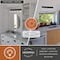 Vaxcel Lowell 5-Light Vanity Light, Matte Black, Clear Glass, 36.5-In. Wide W0591 - alternate 8