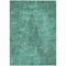 Homeroots 8' X 10' Teal Blue And Charcoal Geometric Washable Indoor Outdoor Area Rug 577604 - alternate 7