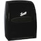 Scott Essential Manual Hard Roll Towel Dispenser (46253), Black, 12.63" x 16.13" x 10.2" (Qty 1) 46253 - alternate 1
