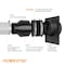 Powertec 4 in. Dust Control Flex Cuff with Steel Hose Clamps, Hose Connector Rubber Cuff Coupler, 4PK 70149-P4N - alternate 5