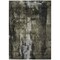 Homeroots 5' X 8' Charcoal And Black Abstract Washable Indoor Outdoor Area Rug 603162 - alternate 8