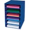 Pacon Classroom Keepers® 6-Shelf Organizer, Blue, 17.75H x 12W x 13.5D P001312 - alternate 5