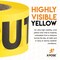 Xpose Safety Caution Tape, PVC, Caution/Cuidado, High Visibility Yellow, 3 in W., 1000 ft L., Half Pallet, PK480 PCCT-HP480-X - alternate 4