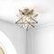 Jonathan Y Stella 12 in. Moravian Star Metal/Glass LED Flush Mount, Nickel JYL9035E - alternate 8