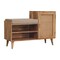Homeroots 41in Beige and Brown Boucle and Solid Wood Upholstered Storage Bench With Drawers 723430 - alternate 7