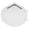 3M 3M N95 Sanding and Fiberglass Cup Disposable Respirator 8200 White 3 pk 8200H3-DC - alternate 3