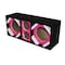 Deejay Led Two 6-in Woofers plus Two Tweeters Pink Empty Chuchera Speaker Enclosure D6T2PINK - alternate 1