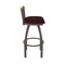 Holland Bar Stool Co Revelle 30in Swivel Bar Stool with Bronze Finish, Medium Back and Canter Bordeaux Seat 881 - alternate 7