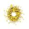Homeroots 23" Green And Yellow Spring Daisy Artificial Wreath 516072 - alternate 1