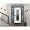 Vdomdoors Steel Door Ballucio 6044 Gray Graphite 2 Side Exterior Windows Stainless Inserts Single Modern Pain BALLUCIO6044EXD-GRE-W12+36+12xH80-LH-I - alternate 5