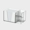 Acrimet Desktop Organizer Pencil, Pen, Paper, Clip, Caddy Holder (Plastic) (Paper Included) (Crystal Color) 954.3 - alternate 8