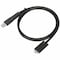 Targus 1M USB-C MALE W/ SCREW TO USB-C MALE CABLE W/ USB-A TETHER BLACK ACC1133GLX - alternate 6