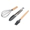 Gibson Home Holton 7 Piece Silicone Beech Wood Kitchen Tool Set in Grey 137356.07 - alternate 3