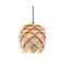 Jonathan Y Simon 11.75" Pinecone Wood LED Pendant, Natural/Black JYL6125A - alternate 1