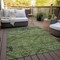 Homeroots 3' X 5' Olive Green Fern Green And Artichoke Green Floral Washable Indoor Outdoor Area Rug 588900 - alternate 8