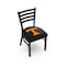 Holland Bar Stool Co BlackLogo Chair, VinylSeat L00418Tennes - alternate 1