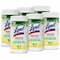Lysol Disinfecting Wipes II Fresh Citrus Scent, 1-Ply, 7 x 7.25, Fresh Citrus, White, 70 Wipes 19200-49128 - alternate 1