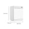 Equator 24 in Freestanding Dishwasher - 14 Place Settings, 3rd Rack, Stainless Tub 806927 - alternate 4