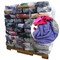 Supremeplus Recycled Color Linen Mixed Material Cleaning Rags, 1000 lbs. Pallet, 40 x 25 lbs. Bags, 40PK SP-9169 - alternate 1