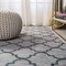 Jonathan Y Arabesque Ogee Trellis Gray/Teal 2 ft. x 10 ft. Indoor/Outdoor Runner Rug SMB122B-210 - alternate 5