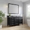 James Martin Vanities Brittany 60'' S Vanity, Black Onyx w/ Parisien Bleu Silestone Top w/FreePower Wireless Charger 650-V60S-BKO-FPBL - alternate 6