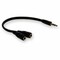 Add-On Addon 20.00Cm (8.00In) 3.5Mm Stereo Audio Male To Female Black HSMFF - alternate 6