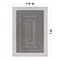 World Rug Gallery Contemporary Braided Weather Resistant Reversible Indoor/Outdoor Rug 7 ft 10 in x 10 ft Black WR112BLACK8X10 - alternate 5