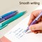 Deli ARRI X Retractable Gel Pen 0.5mm, Blue Ink, Assorted Barrels, 12PK EG09-BL - alternate 3