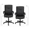 Elama High Back Tufted Faux Leather Adjustable Office Chair in Black ELM-F-017 - alternate 7