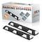 Jrex Safety 48 in Rubber Parking Block Curb Stop, White Reflective Strip, 2PK PBSW-JR-4-2PK - alternate 1