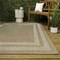 Jonathan Y Frenzy Smart Jute Minimalist Boho Inset Border Natural/Beige 4 ft. x 6 ft. Indoor/Outdoor Area Rug FXV204A-4 - alternate 7