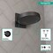 Hansgrohe Rainfinity Showerhead 250 3-Jet with Wall Connector Trim, 1.75 GPM in Matte Black 26235671 - alternate 2