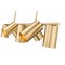 Z-Lite Lumina Modern Gold 7 Light Linear Chandelier 7520-7L-MGLD - alternate 6