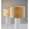 Homeroots 29" White Ceramic Cylinder Table Lamp With Beige Drum Shade 524628 - alternate 9