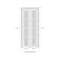 Sartodoors Sliding Closet Bi-fold Doors, Felicia 3312 Matte Black with Frosted Glass, Sturdy Tracks Moldings FELICIA3312BF-BLK-48 x 80 (2* 24x80) - alternate 4