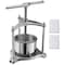 Vevor 0.8 Gallon/3L Fruit Wine Press Stainless Steel Manual Juice Maker Handle SFP-3L-AL - alternate 1
