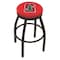 Holland Bar Stool Co 30" Blk Wrinkle Stanford Swivel Bar Stool, Accent Ring L8B2B30Stnfrd - alternate 1