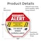 Signmission Security Alert Trespassers Will Be, 10 Inch X 10 Inch, Vinyl Decal OC-D-10-5 - alternate 2