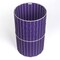 Happimess Cecil Modern 4.13-Gallon Faux Wicker Cylinder Waste Basket, Purple/White HPM1100E - alternate 8
