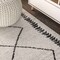 Jonathan Y Zaina Moroccan Beni Souk Cream/Black 5 ft. x 8 ft. Area Rug MOH203A-5 - alternate 6