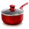 Better Chef 2 Quart Ceramic Coated Saucepan in Red with Glass Lid SP4 - alternate 4
