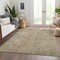 Homeroots 3' X 5' Beige Brown And Green Oriental Washable Indoor Outdoor Area Rug 603863 - alternate 8