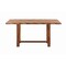 Homeroots 71" Brown Wood Trestle Base Dining Table 631298 - alternate 1