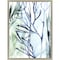 Homeroots Sea Leaves II Framed Art Silver Picture Frame Print Wall Art 416809 - alternate 1