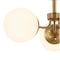 Jonathan Y Olivier 23.5" 3-Light Bohemian Farmhouse Iron/Frosted Glass LED Semi Flush Mount, Brass Gold JYL7600A - alternate 6