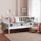 Baxton Studio Laurent Daybed, Twin, White 266-14632-ZORO - alternate 4