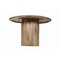 Homeroots 48" Natural Solid Wood Pedestal Base Round Top Dining Table 644518 - alternate 9
