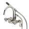 Kingston Brass 7-Inch Adjustable Wall Mount Clawfoot Tub Faucet, Polished Nickel AE8156CG - alternate 1